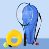 Maxbell Self Practice Tennis Racket Durable Tool Solo Training Tennis Trainer Return Kid With Bag