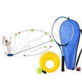 Maxbell Self Practice Tennis Racket Durable Tool Solo Training Tennis Trainer Return Kid With Bag