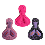 Maxbell Cycling Shorts Pad Breathable Bike Seat Cushion for Bicycle Road Bike Sports Rose Red