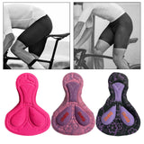 Maxbell Cycling Shorts Pad Breathable Bike Seat Cushion for Bicycle Road Bike Sports Rose Red
