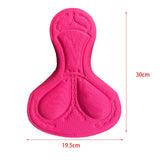 Maxbell Cycling Shorts Pad Breathable Bike Seat Cushion for Bicycle Road Bike Sports Rose Red