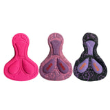 Maxbell Cycling Shorts Pad Breathable Bike Seat Cushion for Bicycle Road Bike Sports Rose Red