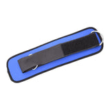 Maxbell Ankle Strap Adjustable Workout Lower Body Exercises Ankle Cuff for Kickbacks Dual Rings Blue