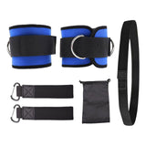 Maxbell Ankle Strap Adjustable Workout Lower Body Exercises Ankle Cuff for Kickbacks 6Pcs Set