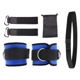 Maxbell Ankle Strap Adjustable Workout Lower Body Exercises Ankle Cuff for Kickbacks 6Pcs Set