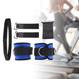 Maxbell Ankle Strap Adjustable Workout Lower Body Exercises Ankle Cuff for Kickbacks 6Pcs Set