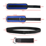 Maxbell Ankle Strap Adjustable Workout Lower Body Exercises Ankle Cuff for Kickbacks 6Pcs Set