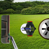 Maxbell Golf Ball Liner Durable Golf Ball Marker Stencil for Training Outdoor Sports Black Red