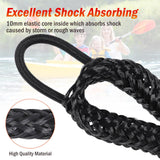 Maxbell 2Pcs Anchor Bungee Dock Line Premium for Pontoon Power Boat Boats