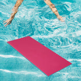 Maxbell Water Floating Mat Roll up Mattress Foam Floating Pad Adults Pool Float Raft Blue and Pink