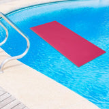 Maxbell Water Floating Mat Roll up Mattress Foam Floating Pad Adults Pool Float Raft Blue and Pink