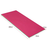 Maxbell Water Floating Mat Roll up Mattress Foam Floating Pad Adults Pool Float Raft Green and Pink