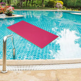 Maxbell Water Floating Mat Roll up Mattress Foam Floating Pad Adults Pool Float Raft Green and Pink