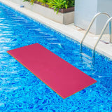 Maxbell Water Floating Mat Roll up Mattress Foam Floating Pad Adults Pool Float Raft Orange and Pink