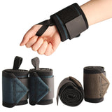 Maxbell Sport Wrist Brace Wrist Band for Right Left Hand Fitness Wrist Support Brace Brown