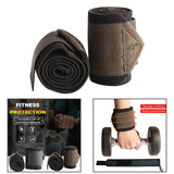 Maxbell Sport Wrist Brace Wrist Band for Right Left Hand Fitness Wrist Support Brace Brown