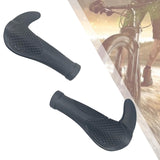 Maxbell Bike Bull Horn Handlebar Grips Bicycle Grip Riding Rubber Bike Handle Grips