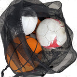 Maxbell Outdoor Sports Ball Bag Drawstring Carrying Bag Gym Mesh Sport Equipment Bag