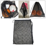 Maxbell Outdoor Sports Ball Bag Drawstring Carrying Bag Gym Mesh Sport Equipment Bag