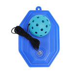 Maxbell Pickleball Trainer with Pickleball Ball Rebound Practice Tool for Sport with Sky Blue Ball