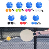 Maxbell Pickleball Trainer Baseboard with 40 Holes Pickleball Ball Rope for Beginner orange