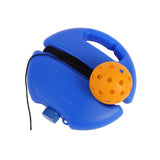 Maxbell Pickleball Trainer Baseboard with 40 Holes Pickleball Ball Rope for Beginner orange