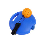 Maxbell Pickleball Trainer Baseboard with 40 Holes Pickleball Ball Rope for Beginner orange