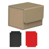 Maxbell Card Holder Display Holds 100 Cards Protective Trading Card Deck Storage Box Khaki