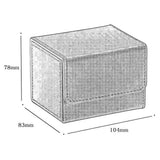 Maxbell Card Holder Display Holds 100 Cards Protective Trading Card Deck Storage Box Khaki