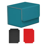 Maxbell Card Holder Display Holds 100 Cards Protective Trading Card Deck Storage Box Blue