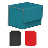 Maxbell Card Holder Display Holds 100 Cards Protective Trading Card Deck Storage Box Blue