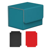 Maxbell Card Holder Display Holds 100 Cards Protective Trading Card Deck Storage Box Blue