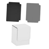 Maxbell Card Deck Box with 2 Dividers Fits 100+ for Collectible Trading Cards Sturdy White