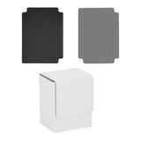 Maxbell Card Deck Box with 2 Dividers Fits 100+ for Collectible Trading Cards Sturdy White