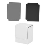 Maxbell Card Deck Box with 2 Dividers Fits 100+ for Collectible Trading Cards Sturdy White