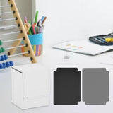 Maxbell Card Deck Box with 2 Dividers Fits 100+ for Collectible Trading Cards Sturdy White