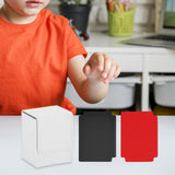 Maxbell Card Deck Box Holder with 2 Dividers Fits 100+ Versatile Sturdy 8x7.8x10.3cm White