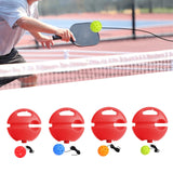 Maxbell Pickleball Trainer Pickleball Ball with Cord Rebound Practice Ball for Sport Red with Red Ball