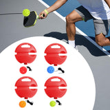 Maxbell Pickleball Trainer Pickleball Ball with Cord Rebound Practice Ball for Sport Red with Red Ball