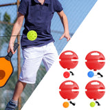 Maxbell Pickleball Trainer Pickleball Ball with Cord Rebound Practice Ball for Sport Red with Red Ball