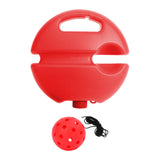 Maxbell Pickleball Trainer Pickleball Ball with Cord Rebound Practice Ball for Sport Red with Red Ball