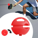 Maxbell Pickleball Trainer Pickleball Ball with Cord Rebound Practice Ball for Sport Red with Red Ball