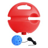 Maxbell Pickleball Trainer Pickleball Ball with Cord Rebound Practice Ball for Sport Red with Blue Ball