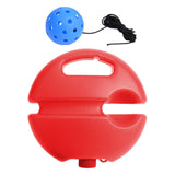 Maxbell Pickleball Trainer Pickleball Ball with Cord Rebound Practice Ball for Sport Red with Blue Ball