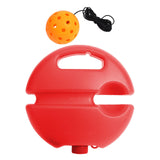 Maxbell Pickleball Trainer Pickleball Ball with Cord Rebound Practice Ball for Sport Red with Orange Ball