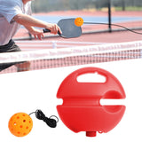 Maxbell Pickleball Trainer Pickleball Ball with Cord Rebound Practice Ball for Sport Red with Orange Ball