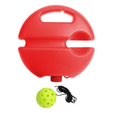 Maxbell Pickleball Trainer Pickleball Ball with Cord Rebound Practice Ball for Sport Red with Green Ball
