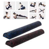 Maxbell Muscle Roller Balance Training Back Neck Legs Massage Half Round Foam Roller Black Blue