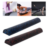 Maxbell Muscle Roller Balance Training Back Neck Legs Massage Half Round Foam Roller Black Blue