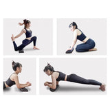 Maxbell Muscle Roller Balance Training Back Neck Legs Massage Half Round Foam Roller Black Blue